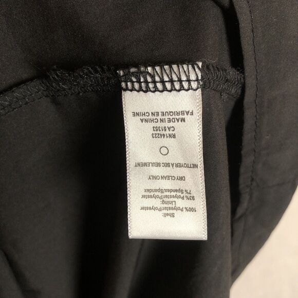 BISHOP + YOUNG Maxi Dress Sz M Floral Chiffon Smocked Waist Cuffs Lined Tie Neck - Picture 5 of 16